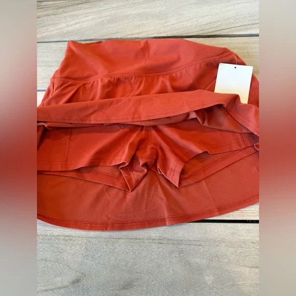 NWT lululemon Align™ High-Rise Skort, Autumn Rust / Size 8 - Picture 12 of 13